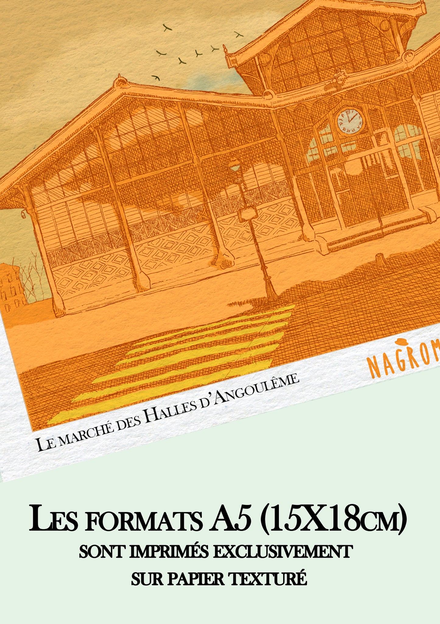 Marché des Halles de jour, Angoulême