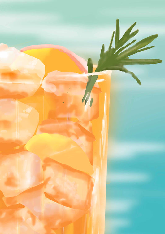 Thé Pêche Romarin (A4)