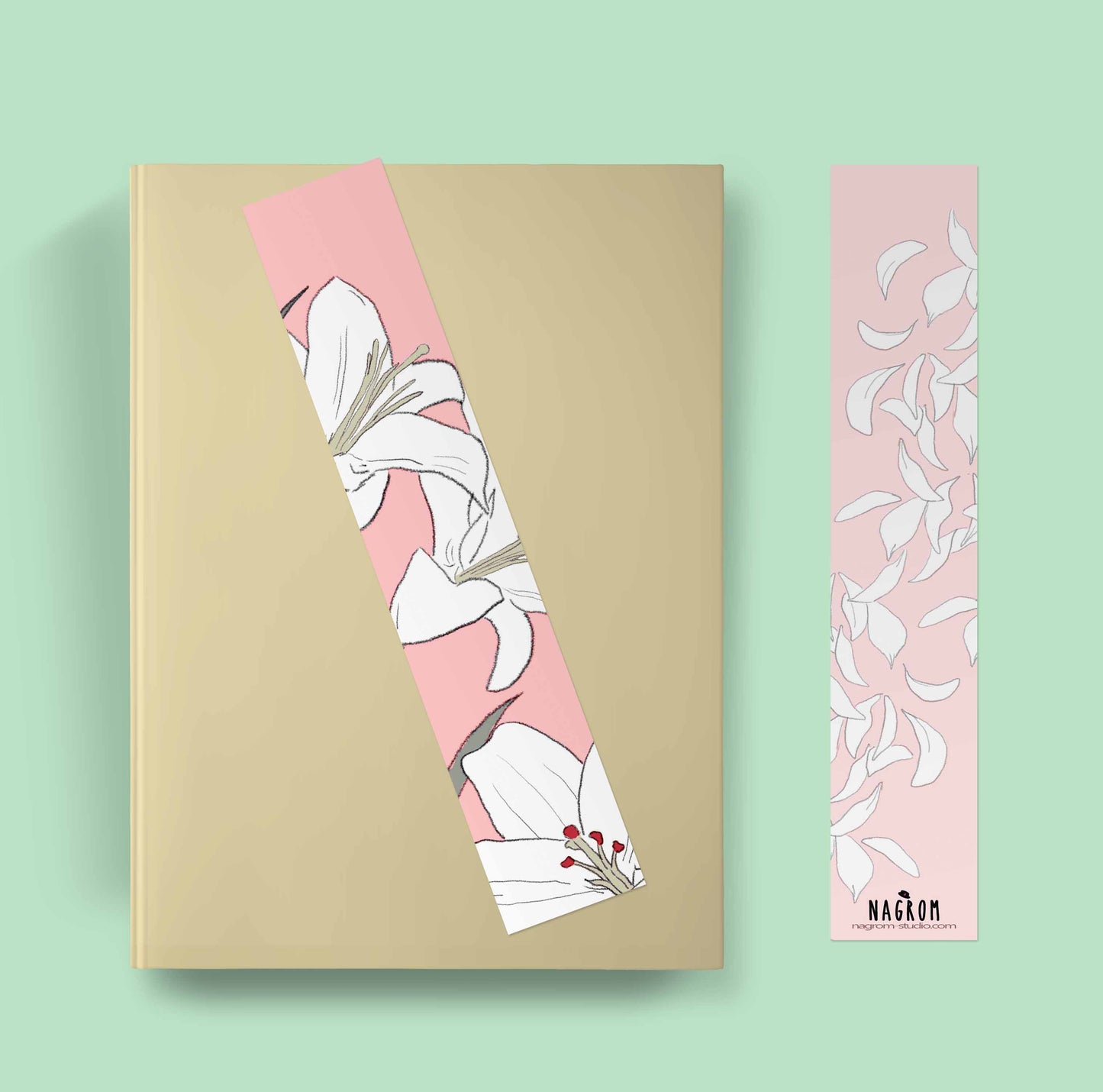 MARQUE PAGE LYS