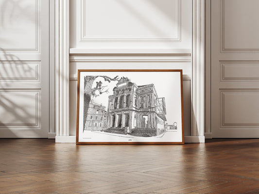 Théâtre d'Angoulême en noir uni