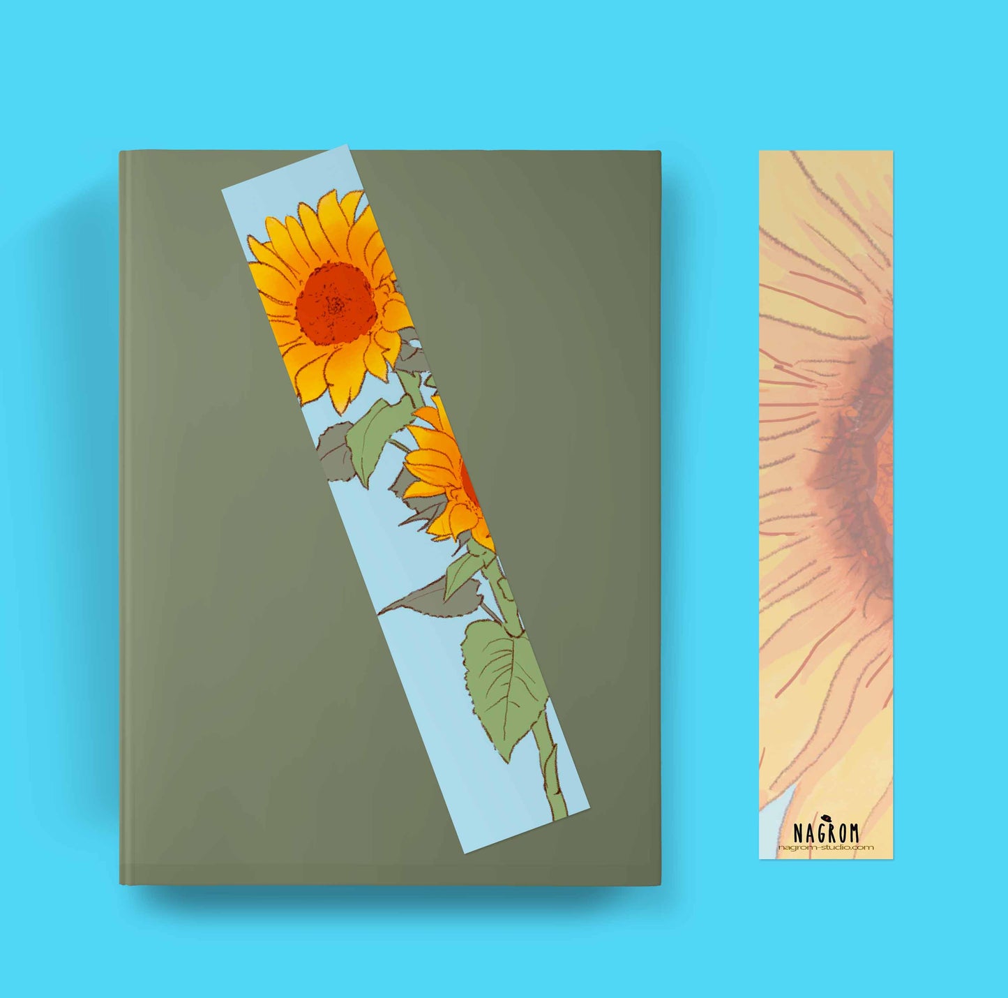 MARQUE PAGE TOURNESOL