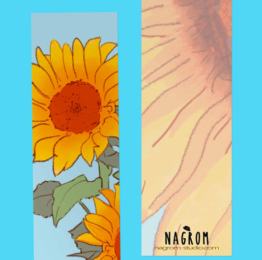 MARQUE PAGE TOURNESOL