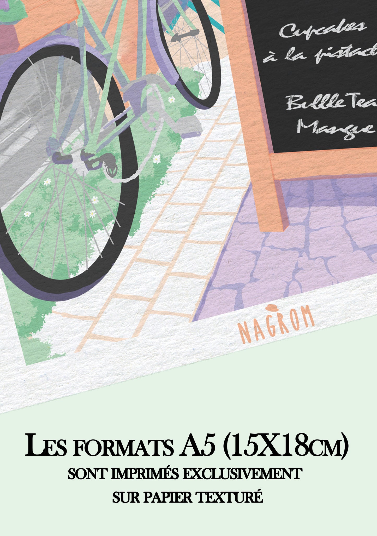 Bicyclette et petite rue