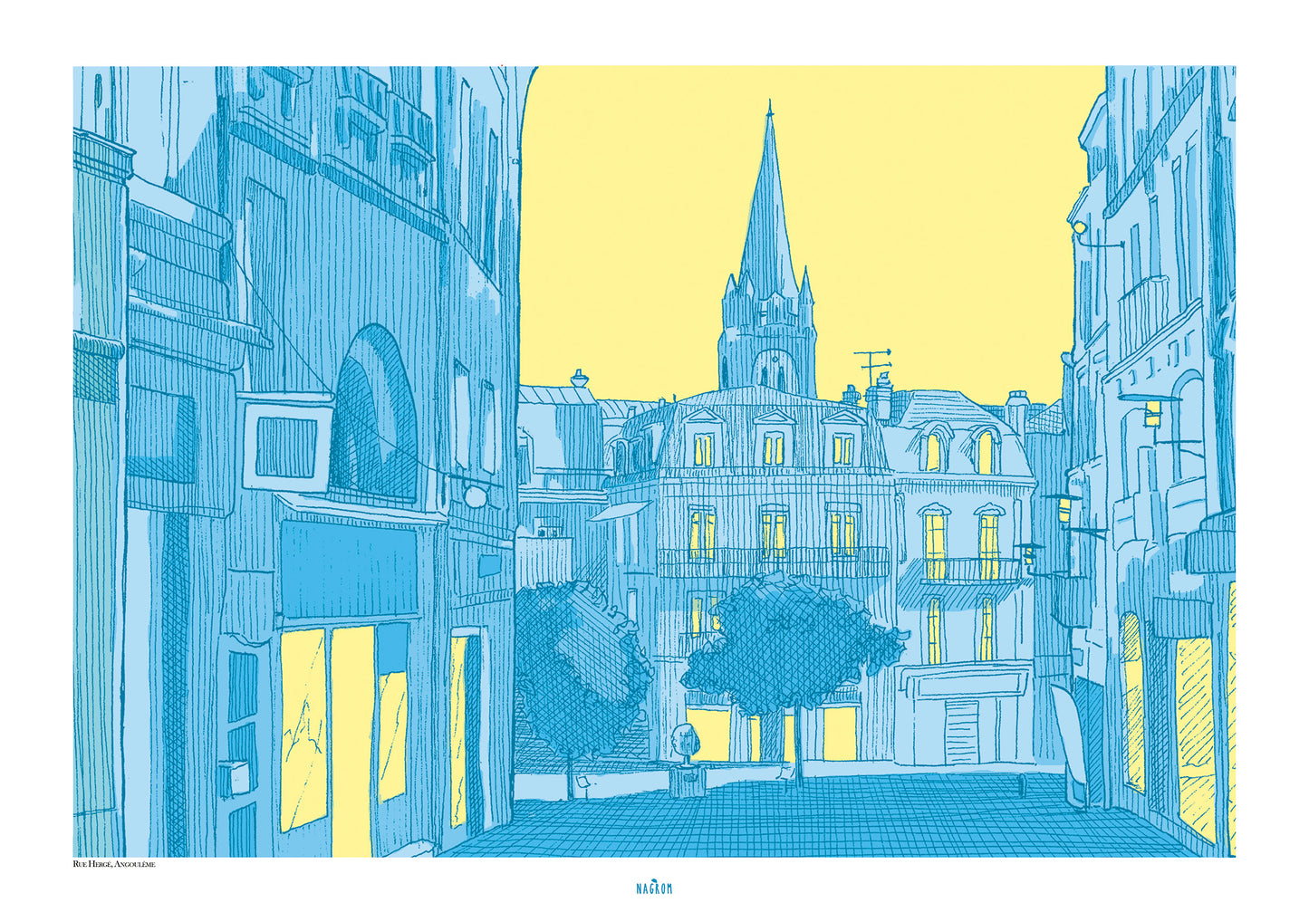 Rue Hergé, Angoulême