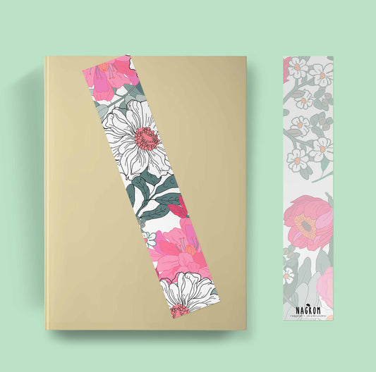 MARQUE PAGE COMPOSITION FLORALE