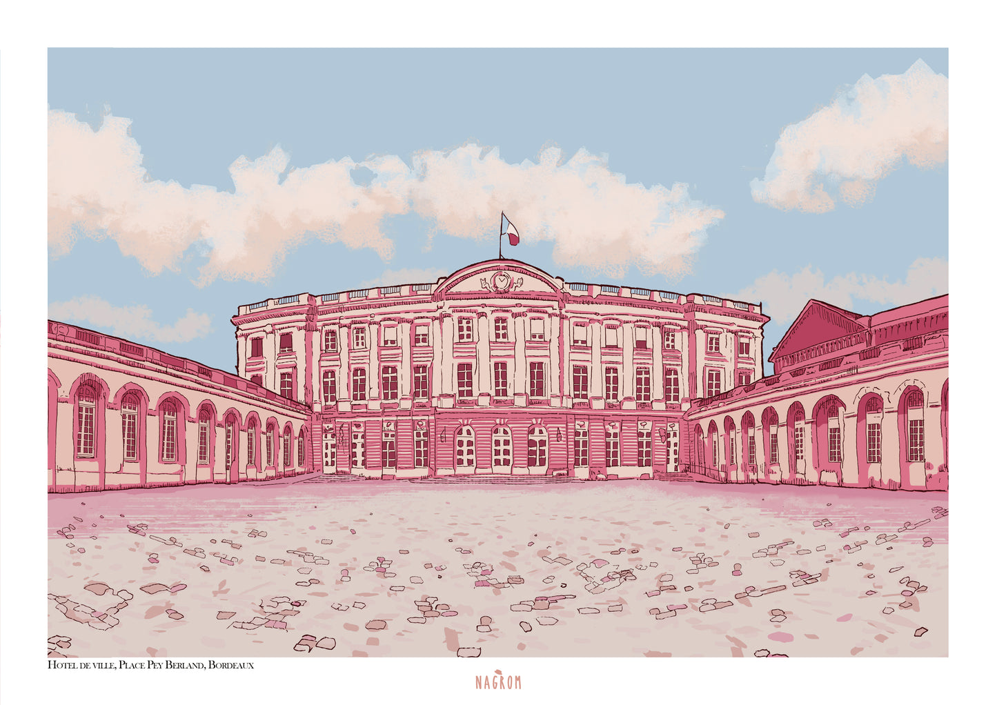 L'Hôtel de ville Place Pey Berland, Bordeaux