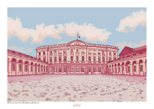L'Hôtel de ville Place Pey Berland, Bordeaux