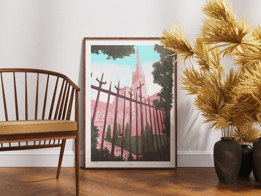 La Cathédrale vue du jardin, Rouen