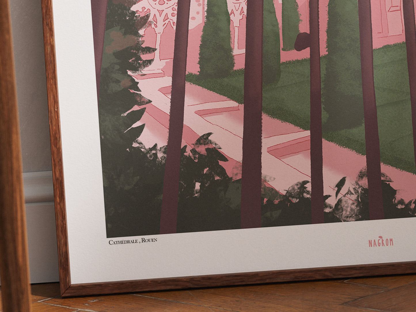 La Cathédrale vue du jardin, Rouen