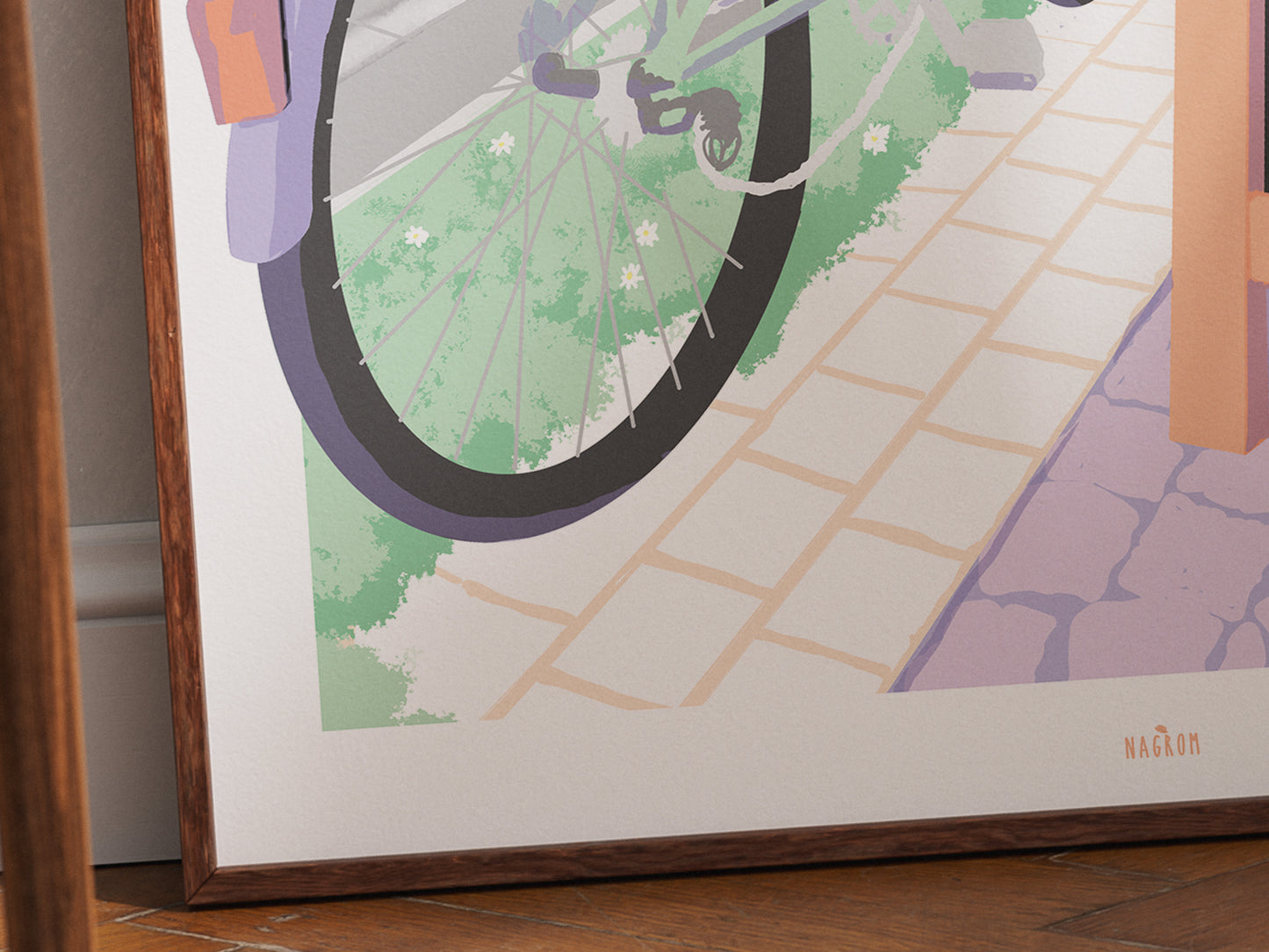 Bicyclette et petite rue