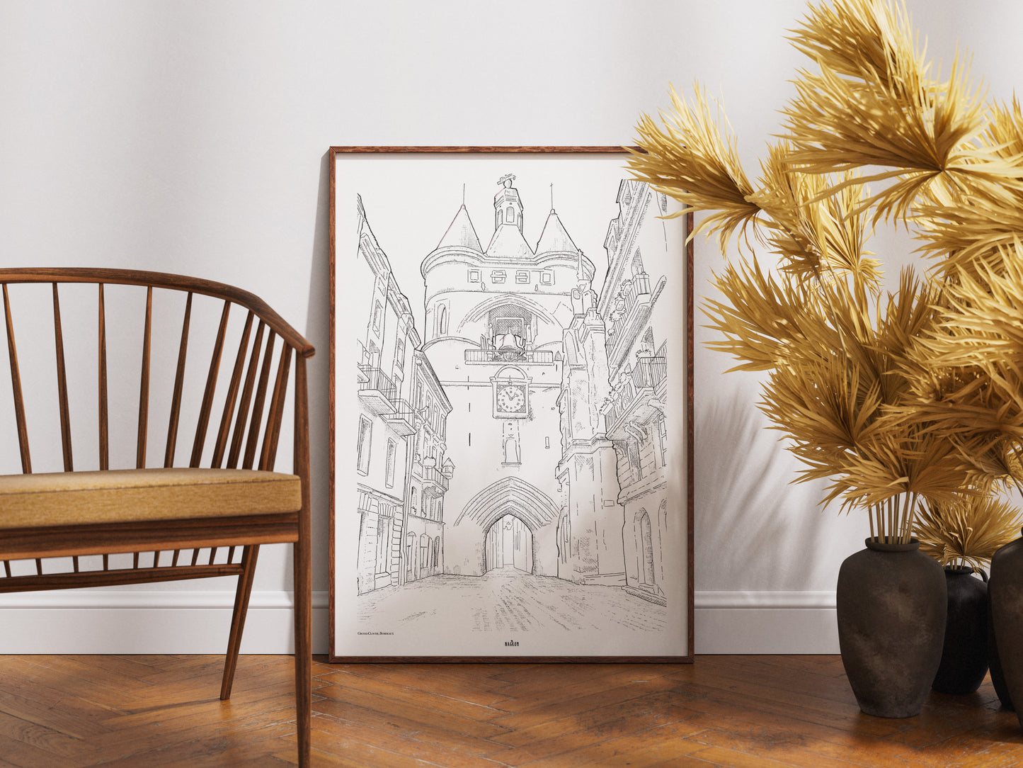 La Grosse Cloche en noir uni, Bordeaux