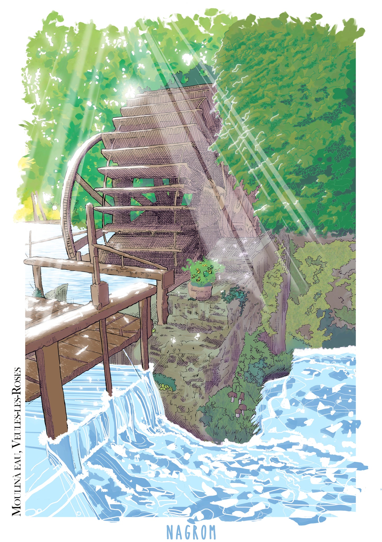 Moulin à eau, Veules-les-Roses