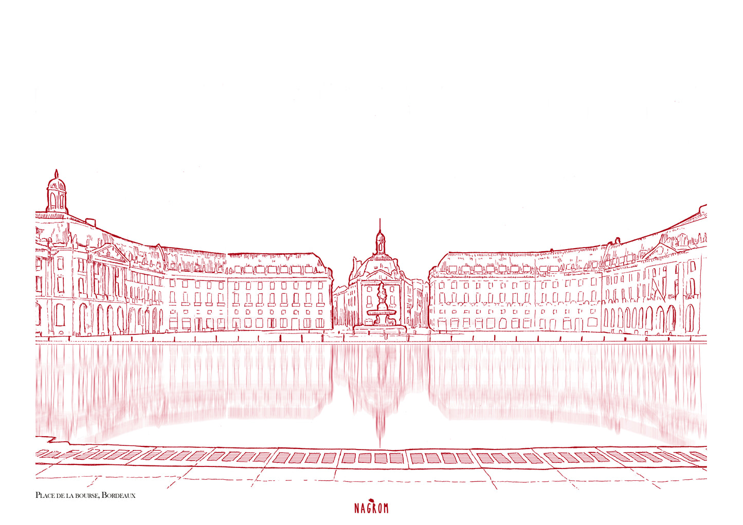 Place de la Bourse en Bordeaux, Bordeaux