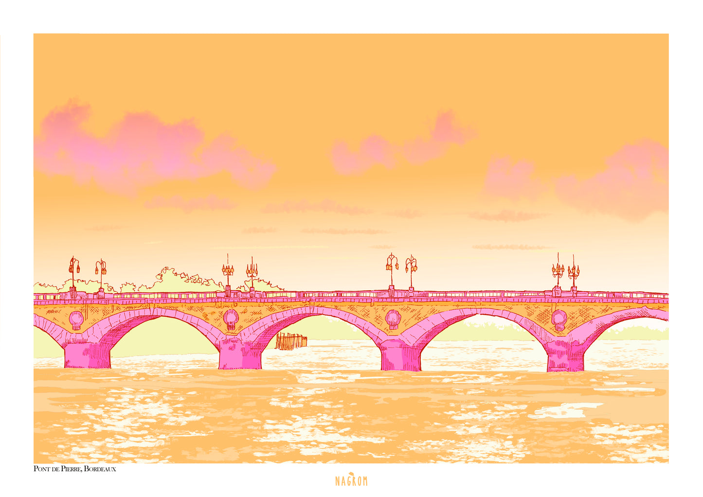 Pont de pierre, Bordeaux