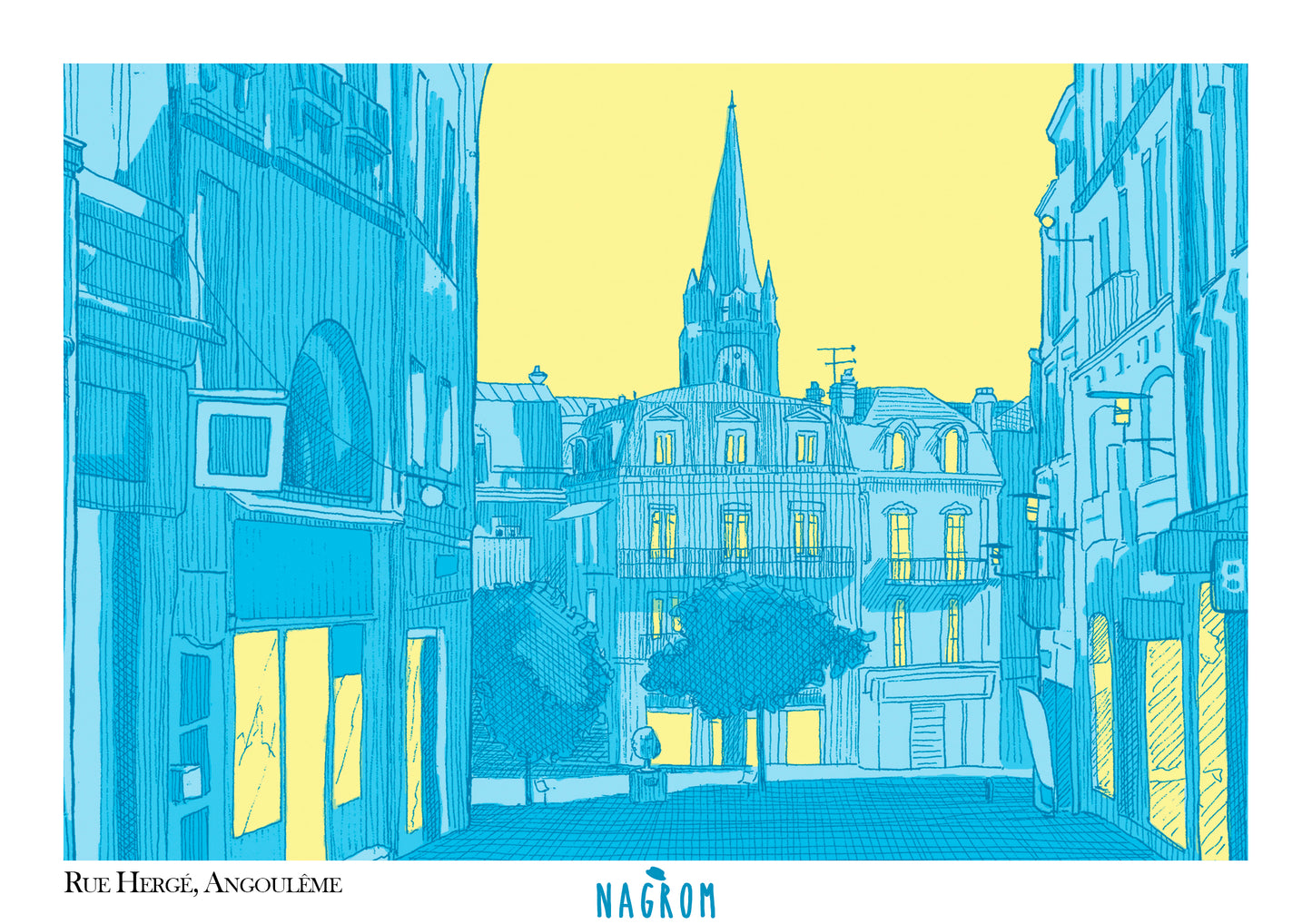Rue Hergé, Angoulême