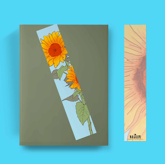 MARQUE PAGE TOURNESOL
